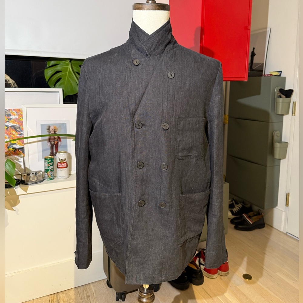 Mens Burberry double breasted Linen Sport Coat/Blazer. - Picture 13 of 15